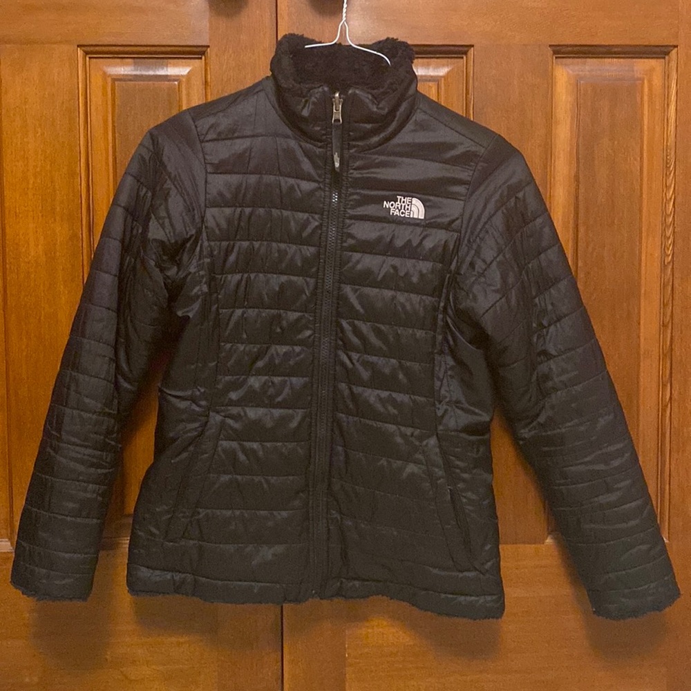 Northface Reversible Sherpa Puffer Jacket Girls LG(14/16)